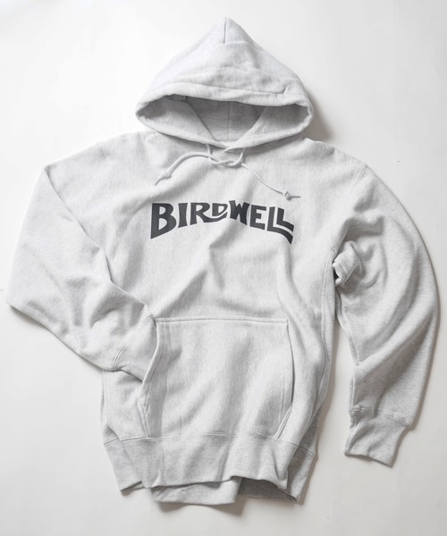 BIRDWELL バードウェル ナイロンフーディ エンジL フルジップ パーカー BIRDWELL パーカー 「BIRDWELL/バードウェル」WORDMARK HOODIE