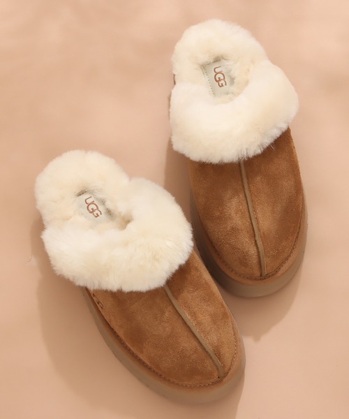 年末のプロモーション大特価！ 「UGG」 Australia UGG フラットサンダル ブラウン 24.0cm 靴