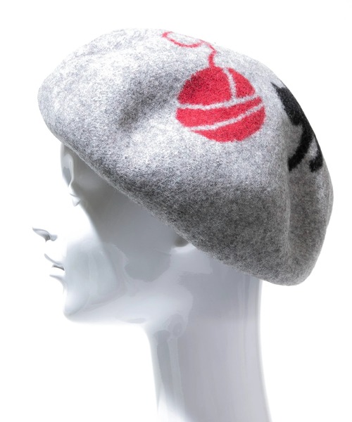 go slow caravan 帽子 HUT/ハット cat ＆ yarn beret レディース 