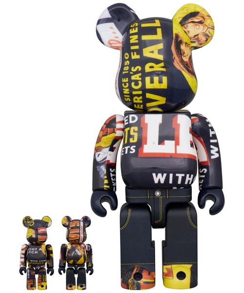 新品★BE@RBRICK LEVI'S(R)BANNER 100% & 400% BE@RBRICK フィギュア LEVI'S(R) BANNER 100％ ＆ 400％ : ZOZOTOWN