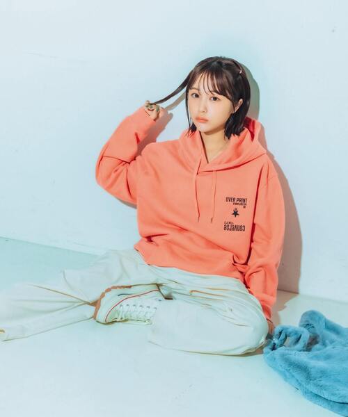 over print（オーバープリント） パーカー 「over print」STREET GIRL