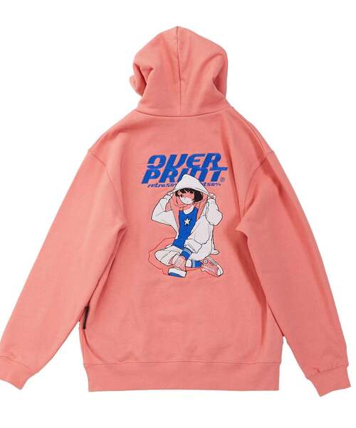 over print（オーバープリント） パーカー 「over print」STREET GIRL