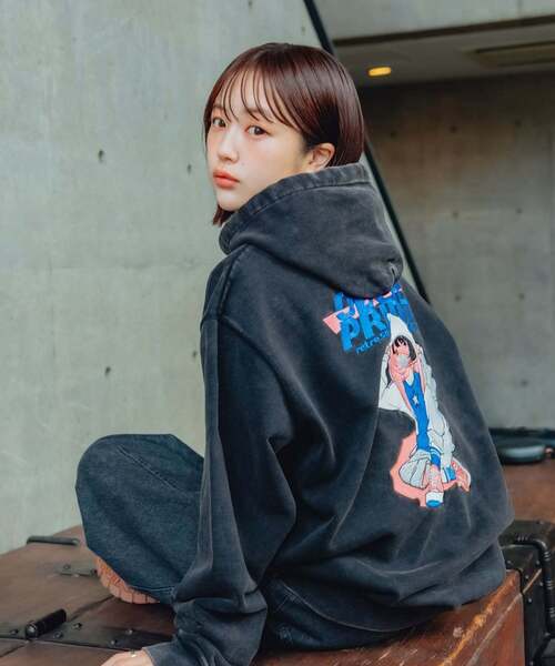 オーバープリント　パーカー over print（オーバープリント） パーカー 「over print」STREET GIRL