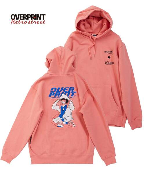 over print（オーバープリント） パーカー 「over print」STREET GIRL