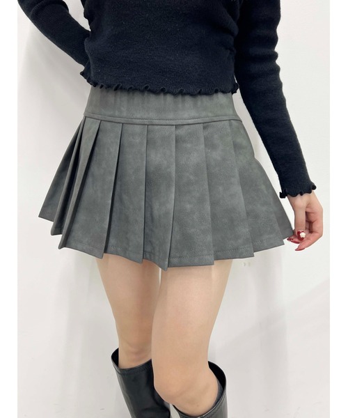 スカート 「PHILLY」合皮プリーツスカート : ZOZOTOWN Yahoo!店 - 通販