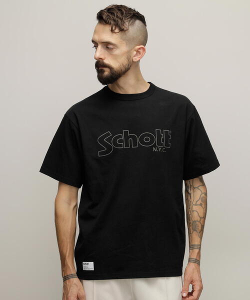 Schott ショット T-SHIRT OVAL LOGO オーバルロゴ 半袖Tシャツ T-SHIRT OVALSIGN/オーバルサイン Tシャツ | Schott（ショット