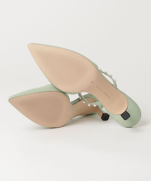 CHARLES ＆ KEITH 「charles&keith」 ビジューヒールサンダル 36