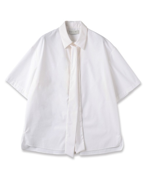 CULLNI シャツ Broad Cloth Bow Tie Short Sleeve Shirt メンズ