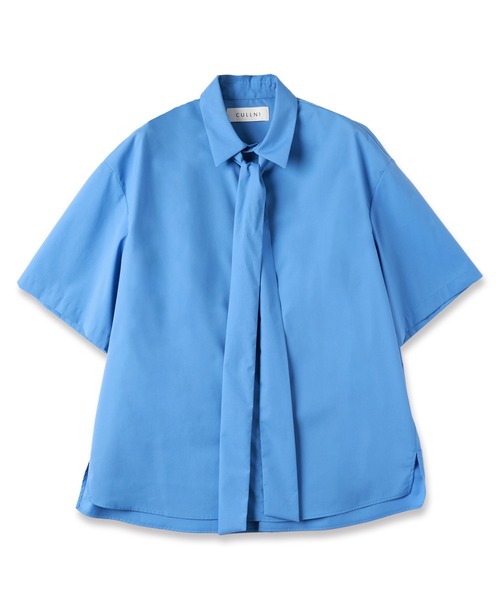 CULLNI シャツ Broad Cloth Bow Tie Short Sleeve Shirt メンズ