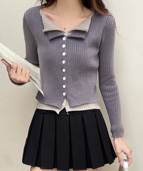 新品！アイレネ　黒ニット AIREI（アイレイ）ニット・セーター 黒 サイズ:F メンズ