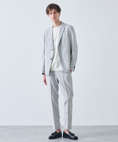 【Yasu】メッシュパンツ/ジャケットセット 春夏用 5351 POUR LES HOMMES スラックス 「セットアップ対応」スクエア