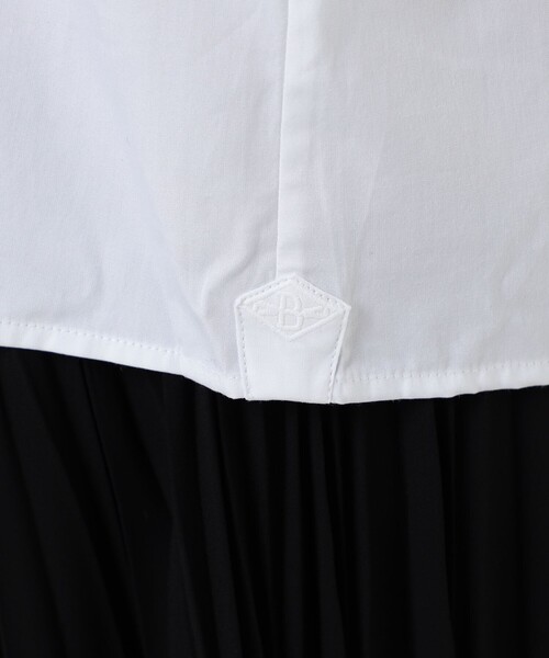 ブラウス シャツ BOURRIENNE ALIZE コットン ラッフルシャツ レディースの画像