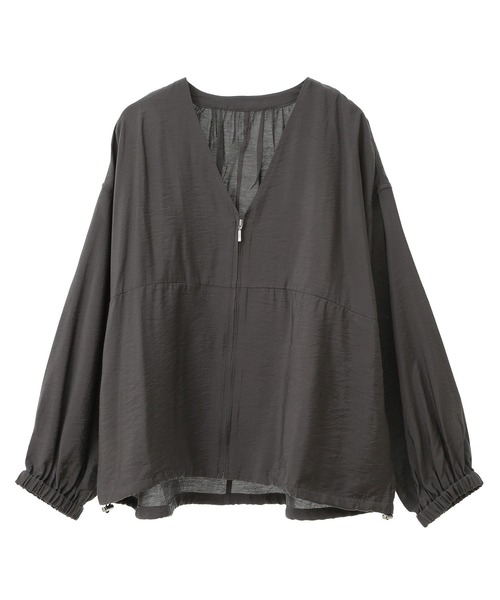 AMERICAN HOLIC｜VネックZIPブルゾン | Rakuten Fashion(楽天