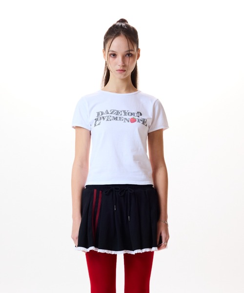 LUVISTRUE tシャツ IM STRAWBERRY LETTERING TEE レディース