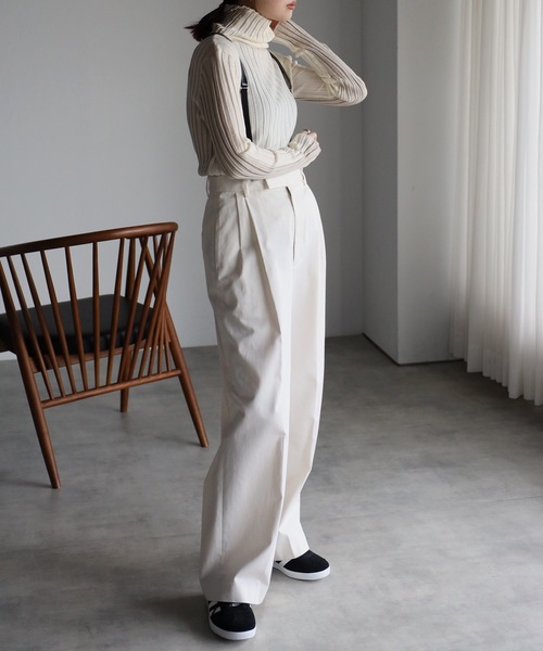 「&HALF」 「noa-ge」タートルネックニット FREE グレー レディース_画像7