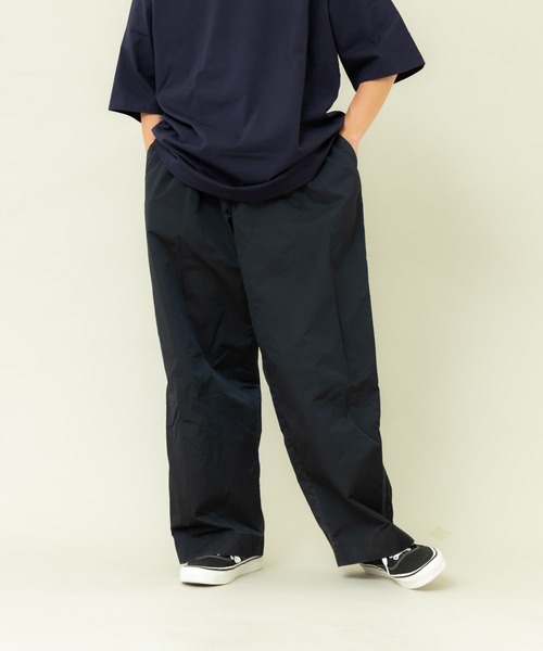 【限定】ALOUND NYLON PANTS ダークネイビー ナイロン パンツ 希少・新品】ALOUND NYLON PANTS 限定色 ダークネイビー XL