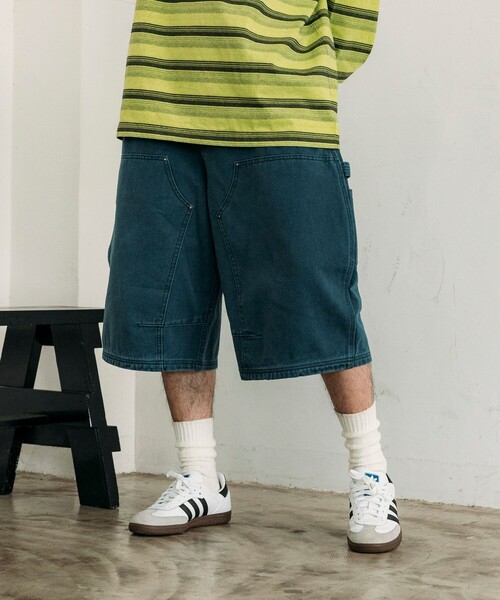 NAUTICA 2000s ワイドチノパンツ 36 紺 ウォッシュド ノーティカ セール】NAUTICA/ノーティカ Crushed Chino Cloth Pants