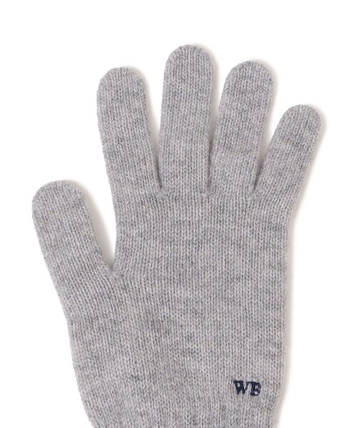 「WILLIAM BRUNTON」 手袋 ONE SIZE ライトグレー レディース_画像5
