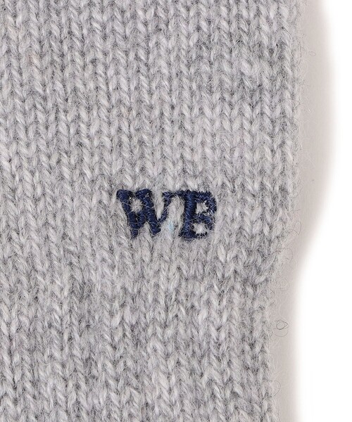 「WILLIAM BRUNTON」 手袋 ONE SIZE ライトグレー レディース_画像8