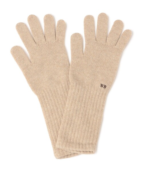 「WILLIAM BRUNTON」 手袋 ONE SIZE ライトグレー レディース_画像9