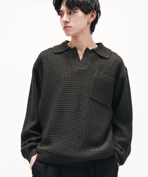 ORLEBAR BROWN スキッパー シルクニットポロシャツ スキッパーポロニット（ポロシャツ）｜attiree（アティレー）の