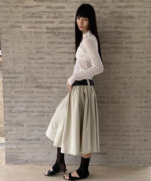 LONSLAN シアー総レーストップス LONSLAN】シアー総レーストップス LONW25s023-ファッション通販