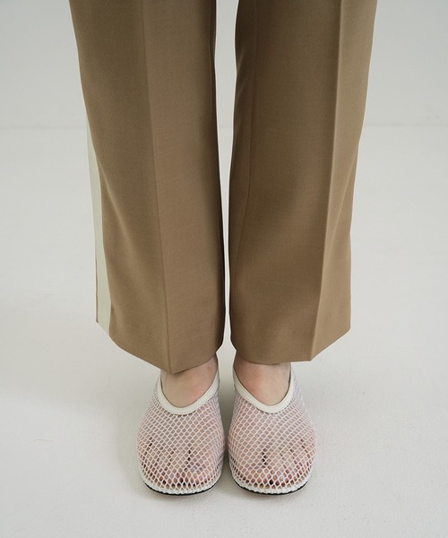 CLANE（クラネ） パンプス MESH OBLIQUE TOE FLAT SHOES : ZOZOTOWN