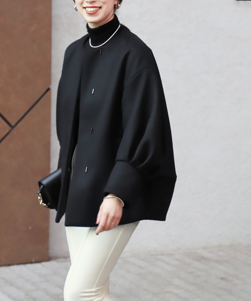 VERMEIL par iena（ヴェルメイユパーイエナ） ノーカラージャケット