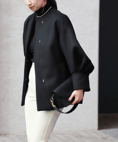 ヴェルメイユパーイエナジャケット VERMEIL par iena（ヴェルメイユパーイエナ） ジャケット ノーカラー