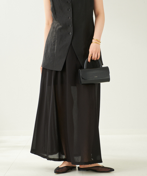 plage フレアスカート plage スカート SHEER FLARED : ZOZOTOWN Yahoo!店 - 通販