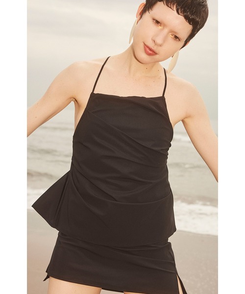 水着・ラッシュガード OMMO TUCK CAMI SWIM WEAR OMMO 水着 TUCK CAMI SWIM WEAR レディース : ZOZOTOWN Yahoo!店