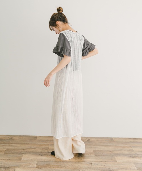 メッシュジレワンピ セール】メッシュジレワンピース（ワンピース）｜ITEMS