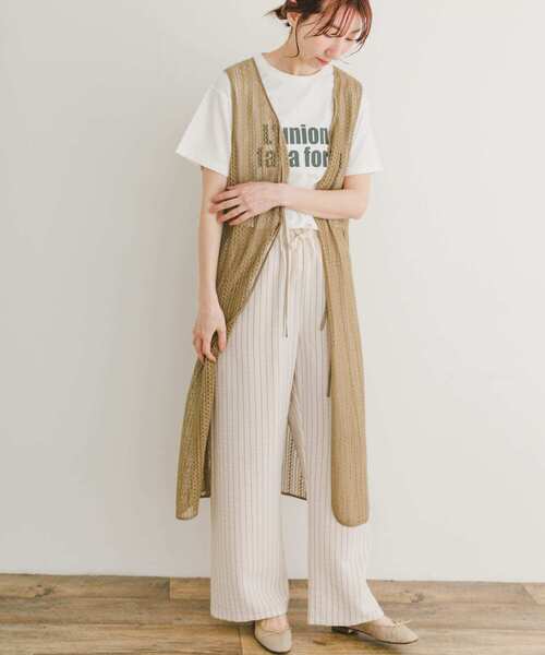 メッシュジレワンピ ITEMS URBANRESEARCH ワンピース メッシュジレワンピース