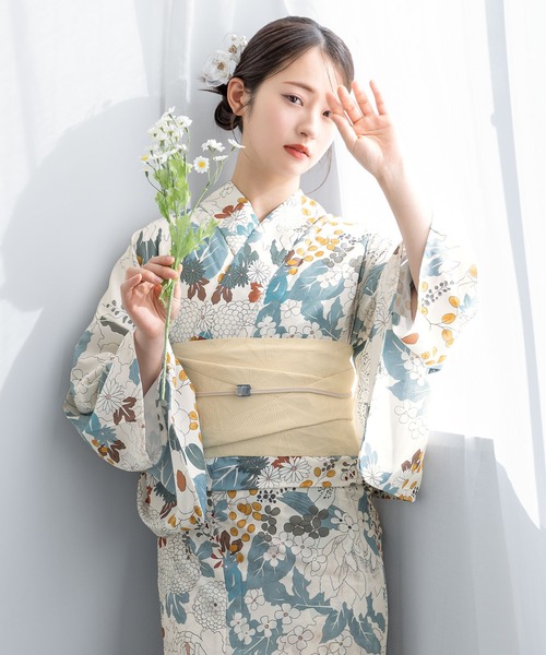 セール価格❗️新品新二部式 セパレート（おはしょり付）浴衣3点セットSOUBIEN SOUBIEN 浴衣 “初心者でもプロの着姿”新二部式 セパレート浴衣3