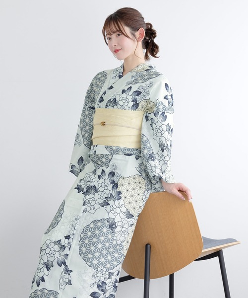 セール価格❗️新品新二部式 セパレート（おはしょり付）浴衣3点セットSOUBIEN SOUBIEN 浴衣 “初心者でもプロの着姿”新二部式 セパレート浴衣3