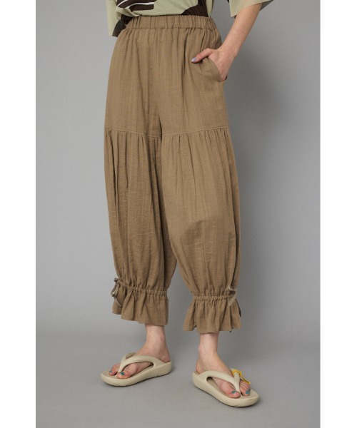 HeRIN.CYE　プリントガーゼパンツ HeRIN.CYE パンツ Print gauze pants (プリント ガーゼ パンツ
