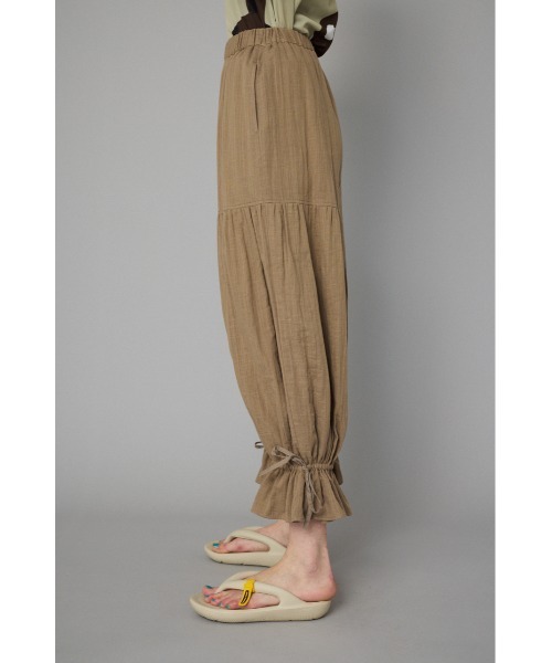 HeRIN.CYE パンツ Double gauze pants ダブルガーゼパンツ レディース