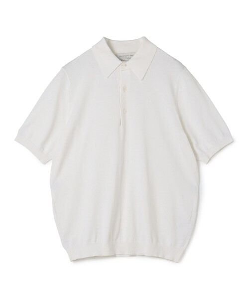 TOMORROWLAND【シルクコットン ニットポロシャツ SESIA】 □シルクコットン ニットポロシャツ SESIA｜トゥモローランド