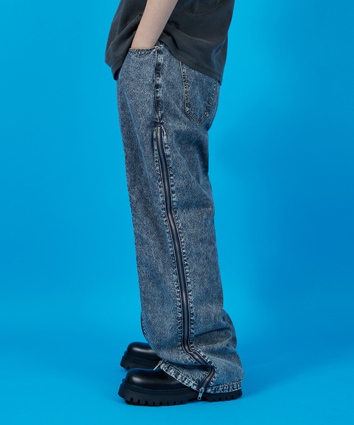 improves（インプローブス） ジーンズ サイドライン リメイク ワイド