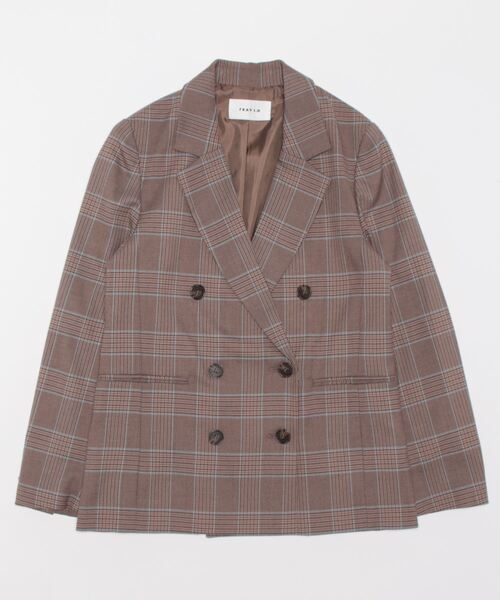 [FRAY I.D] tailored jacket 0 Brown женский 