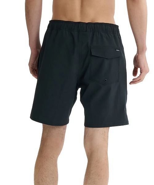 新品　25年春夏 RVCAルーカ　水陸両用ボードショーツ　黒 L RVCA 水着 メンズ ELASTIC BS ボードショーツ 「2025年夏モデル