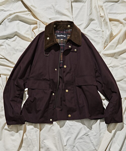Barbour 「Barbour」 ジップアップブルゾン LARGE ブラウン