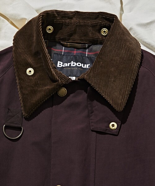 Barbour 「Barbour」 ジップアップブルゾン LARGE ブラウン