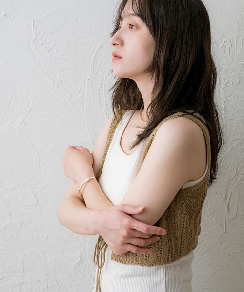 NOAHL（ノアル） キャミソール 「NOAHL」クロシェ編みビスチェ