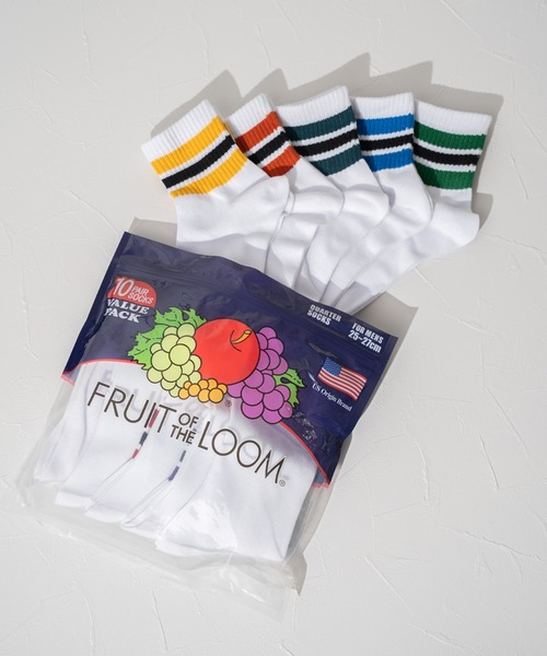 FRUIT OF THE LOOM（フルーツオブザルーム） 靴下 Q FTL 10P TC