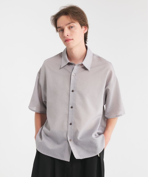 ArgueCulture口紅の跡♡ストライプシャツ 上品 赤 ストライプシャツ | Pay ID