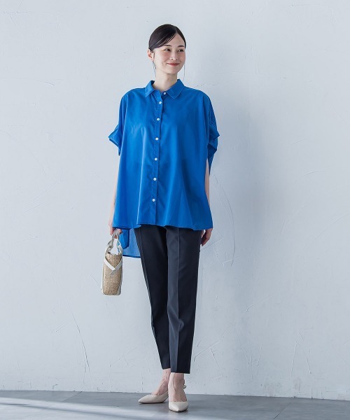 LAUTREAMONT（ロートレアモン） ブラウス シャツ スパンボイル