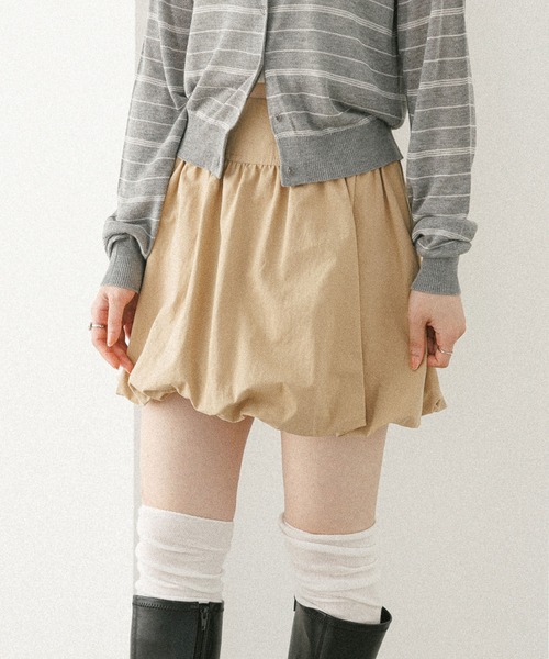 Heather（ヘザー） スカート ギャザーバルーンミニスカート 576805