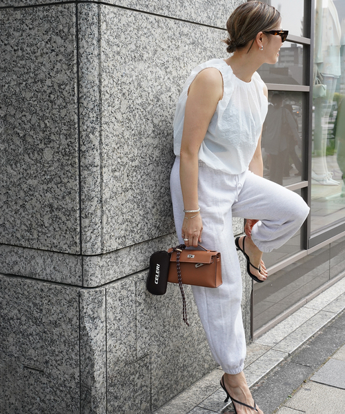 CELERI ブラウス シャツ 「CELERI/セルリ」GATHER ショートトップス