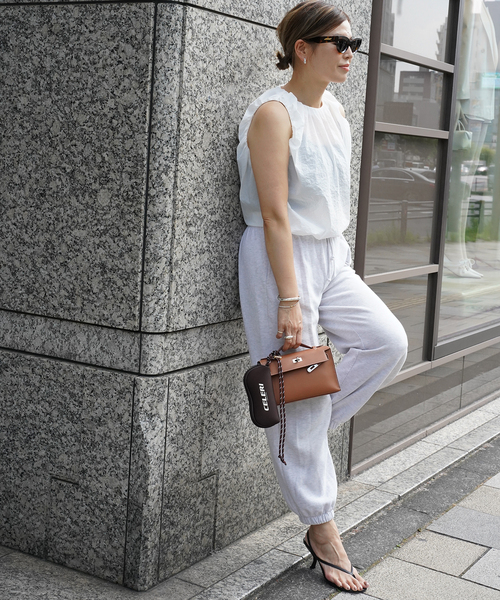 CELERI ブラウス シャツ 「CELERI/セルリ」GATHER ショートトップス